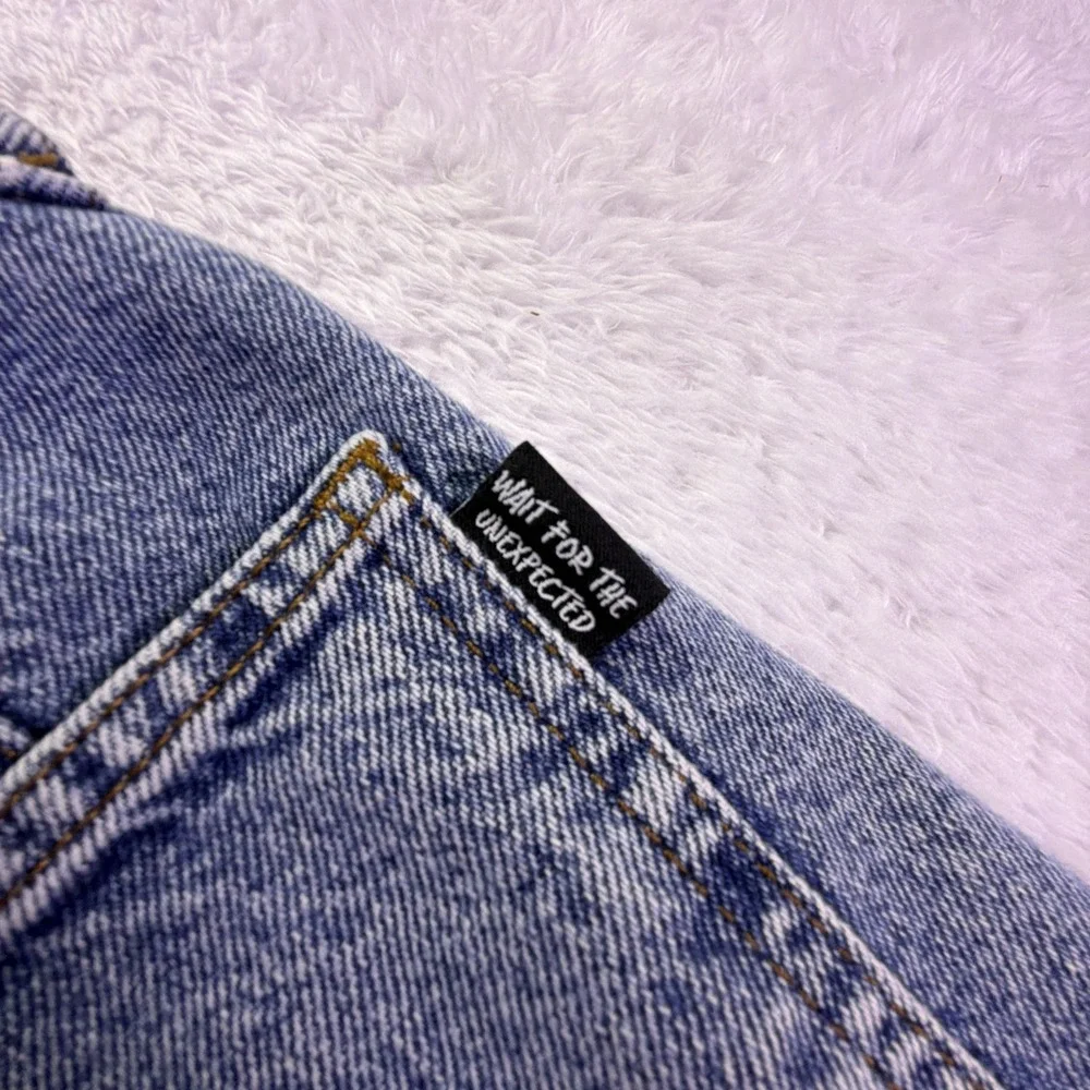 DeFacto Jeans High-Rise‎ Painter Jogger Women's 30 Blue Denim